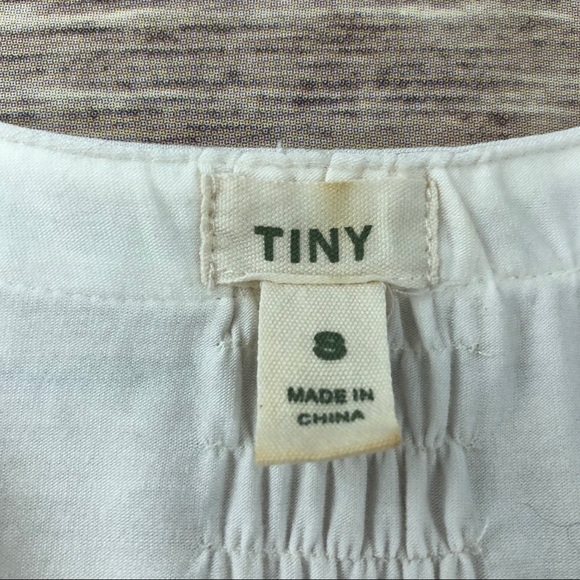 Anthropologie button down embroidered tunic top - Picture 5 of 6